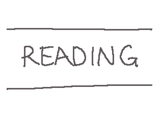 the word reading with lines drawn above and below it.